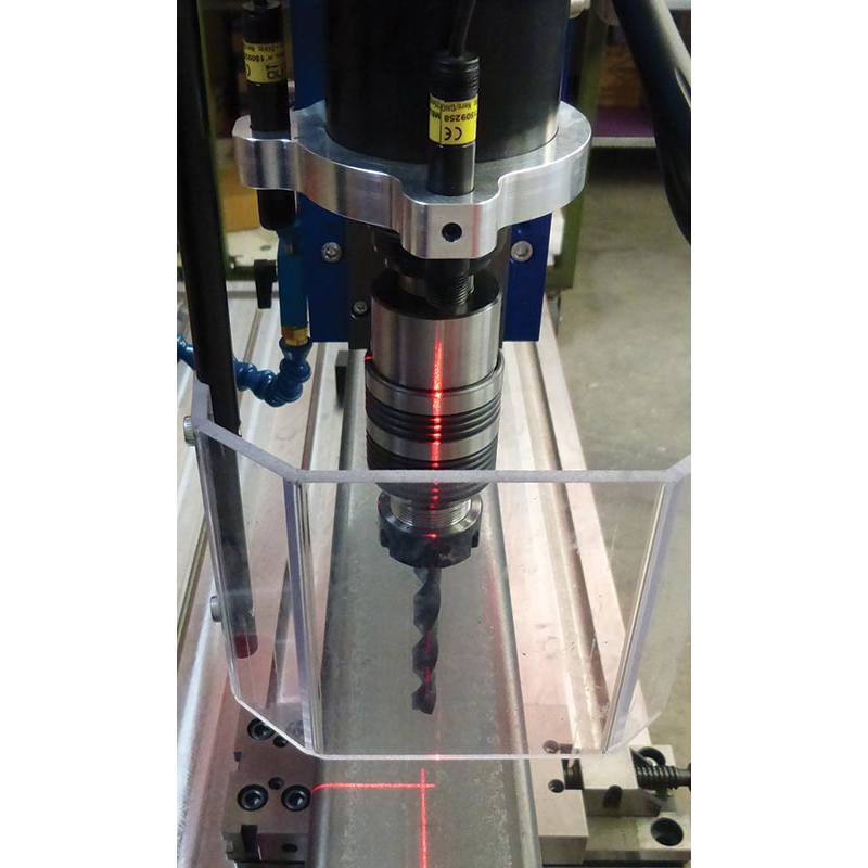Integrated drilling and tapping unit DRILLTRONIC  - LASER SIGHTING SYSTEM